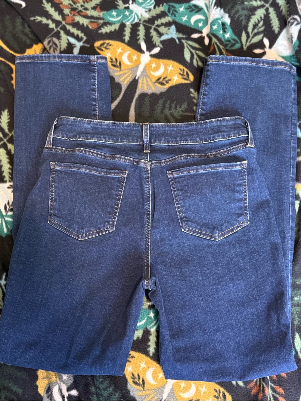 NYDJ Marilyn Straight Lift Tuck Dark Wash Jeans Women’s Size 10